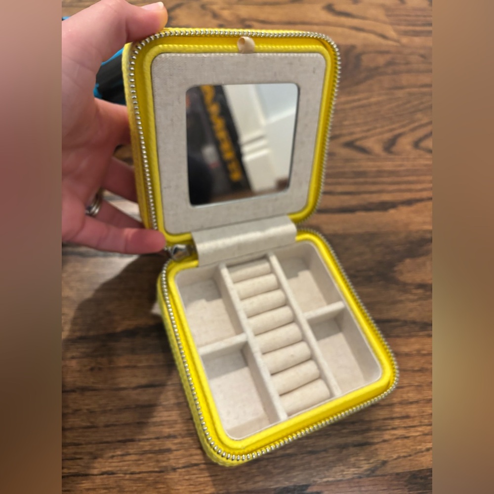 Mark & Graham Yellow Jewelry Case - Picture 2 of 4